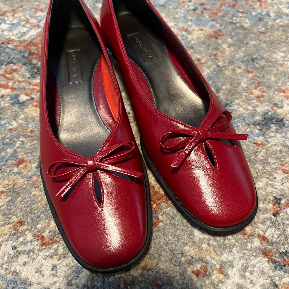 Nordstrom Red Flats